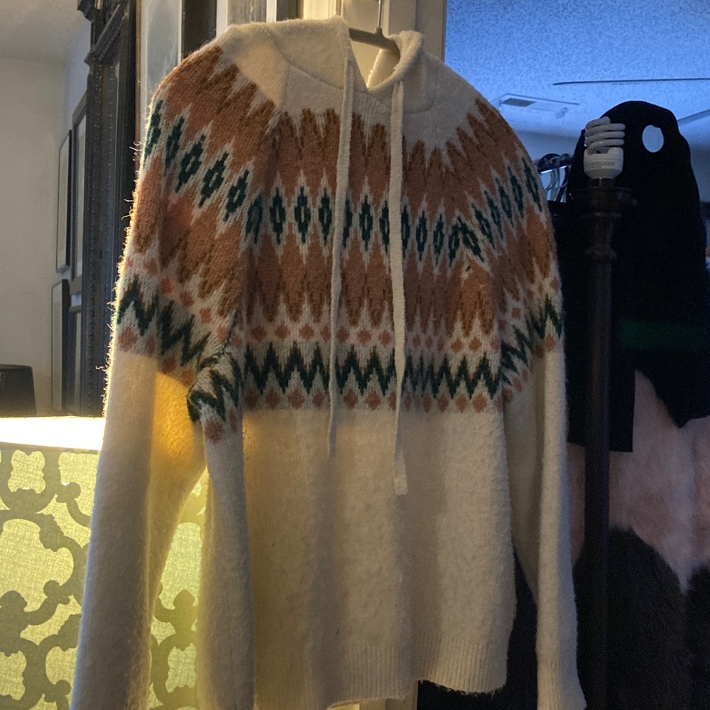 Frye Multicolor Cowl Neck SweaterLarge
